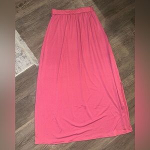 NWT Bella elegant Pink Maxi Skirt For Women Size S